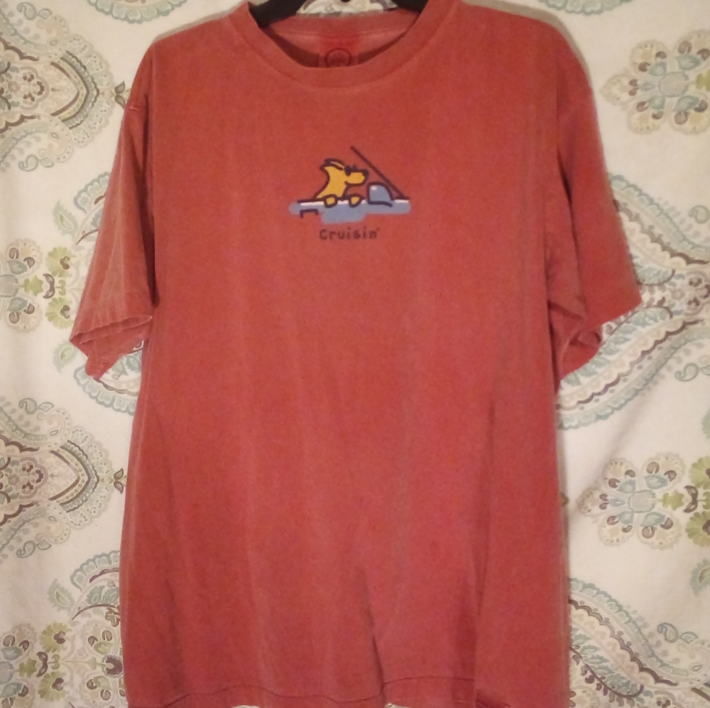Final price EUC-Men's L Life is Good Crusin Tee